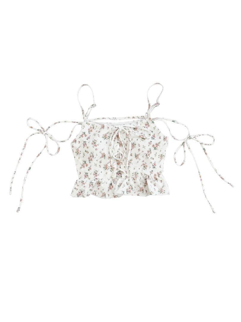 michellmacaron ミシェルマカロン フラワーフリルビキニ