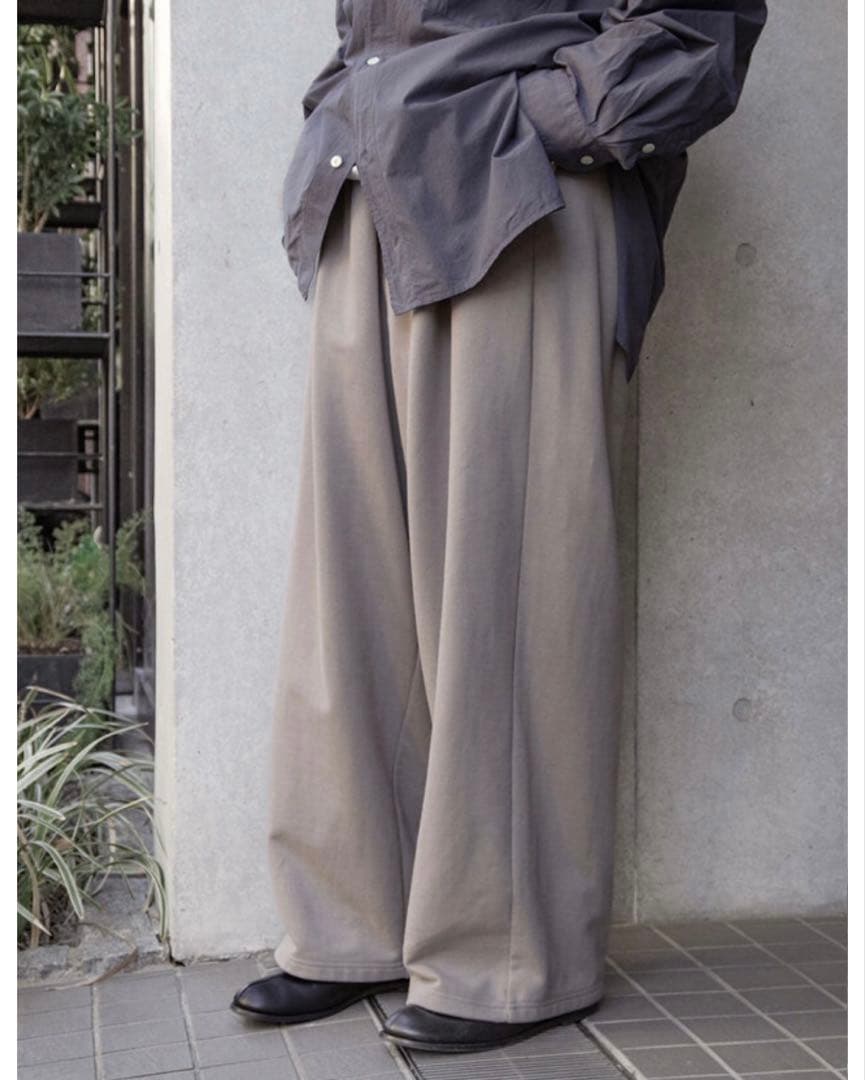 パンツ 26SS ancellm 2TUCK SWEAT PANTS