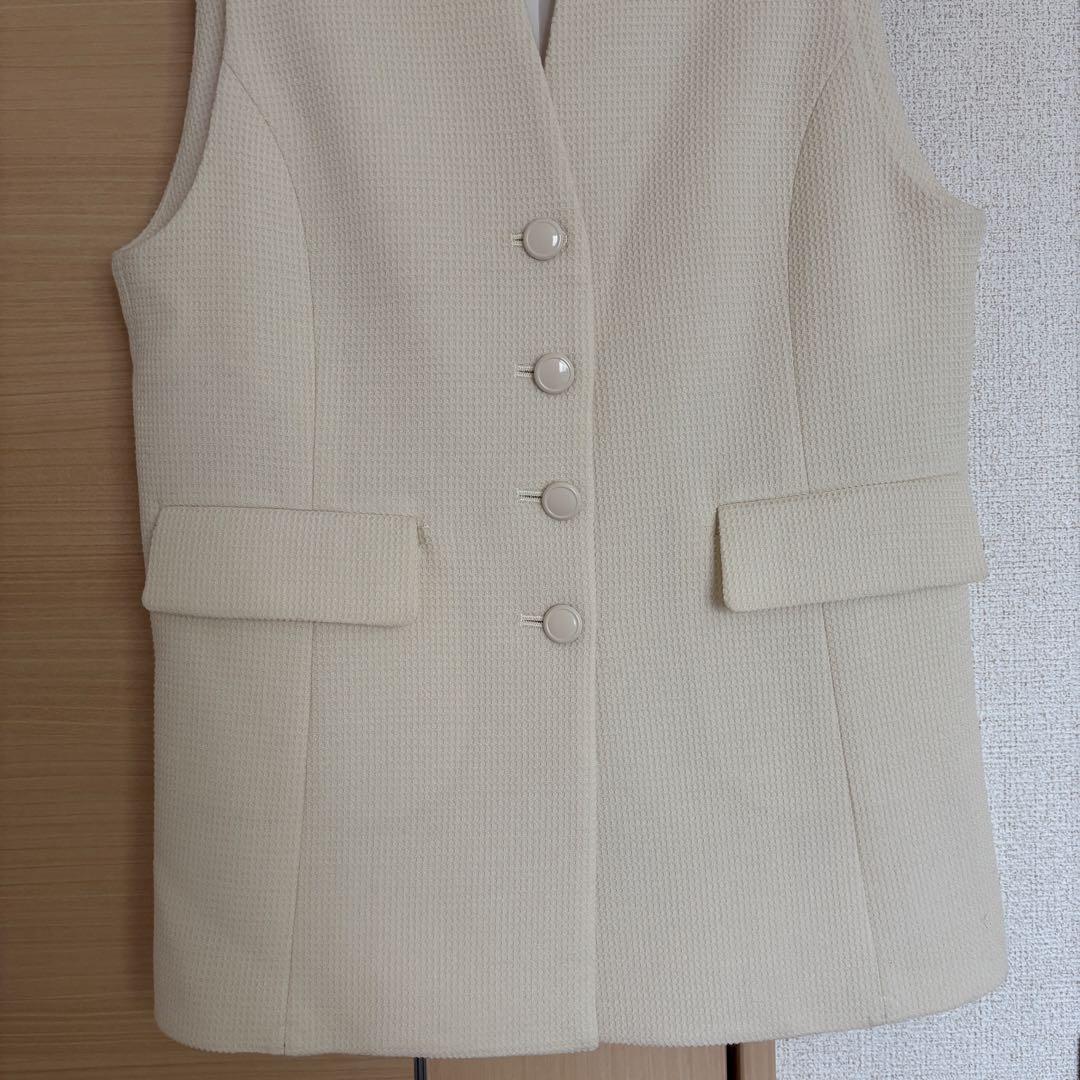 美品⭐︎ANAYI アナイ ワッフルツイードペプラムジレ 36 ¥52800円