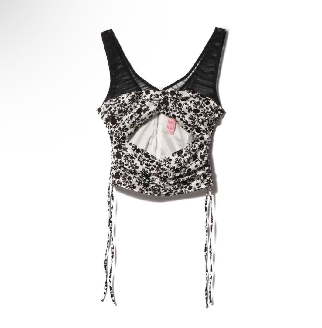 Fetico フラワープリントトップス