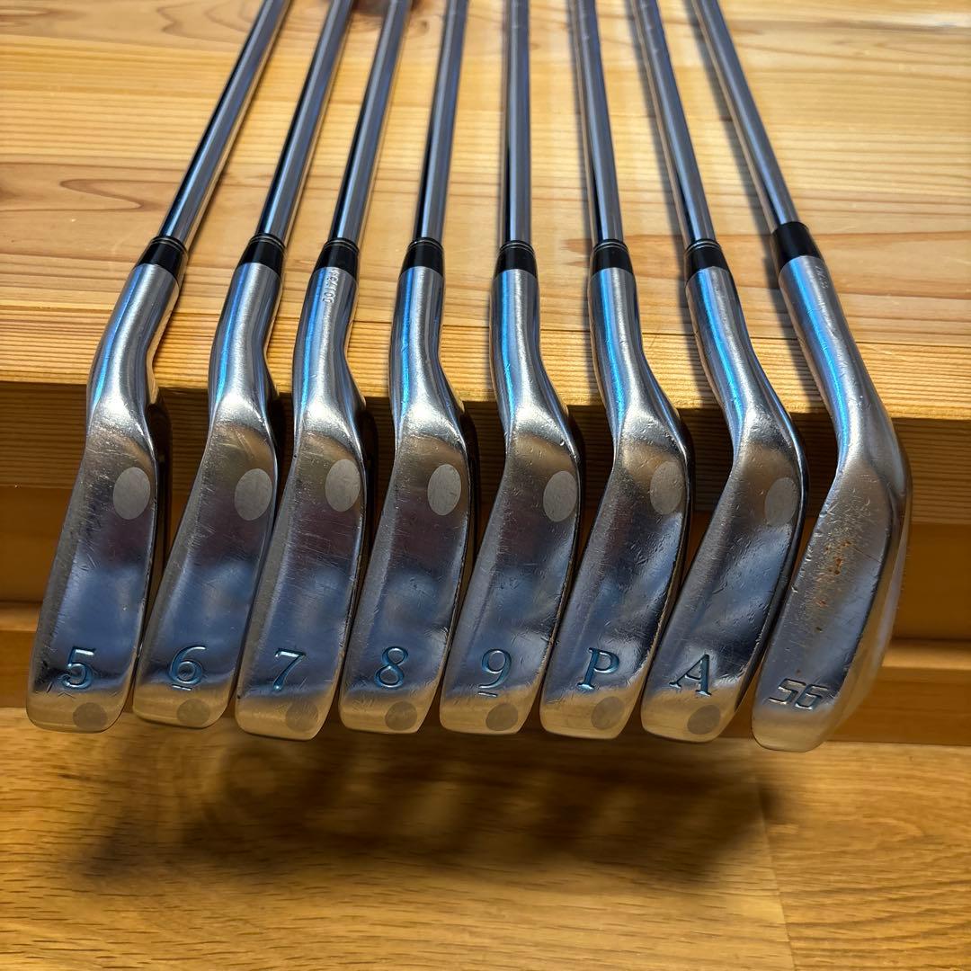 EPON AF-702 アイアン5-9.P.A計7本、210kgxウェッジ56°