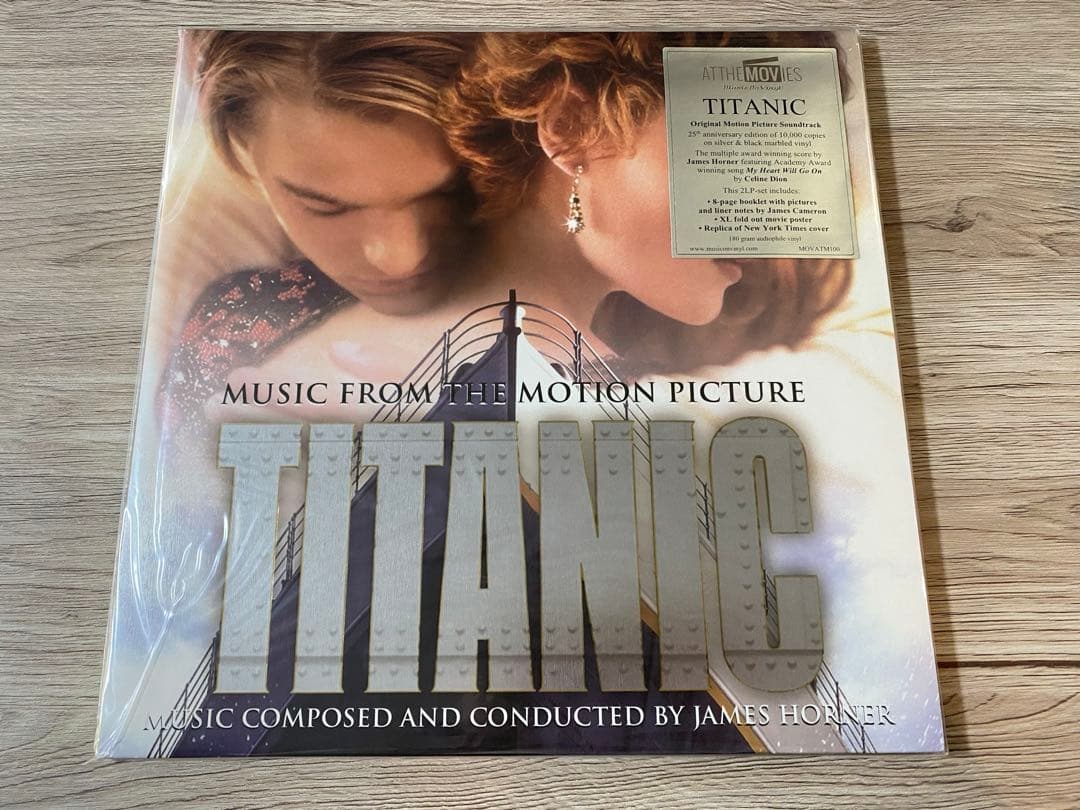 新品限定盤レコードLP タイタニック　celine dion TITANIC