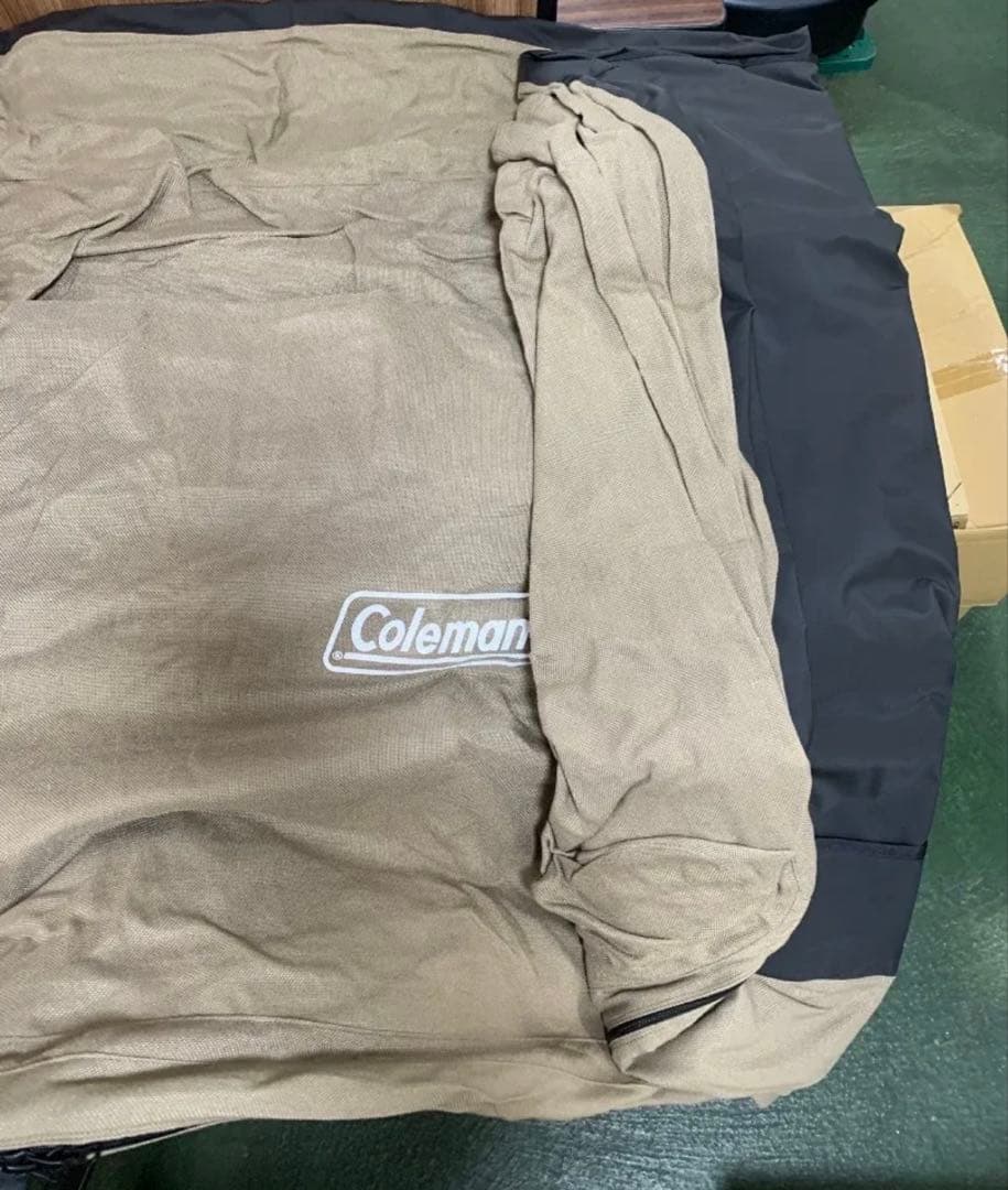 コールマン　エアソファー　エアカウチダブル(グレージュ)