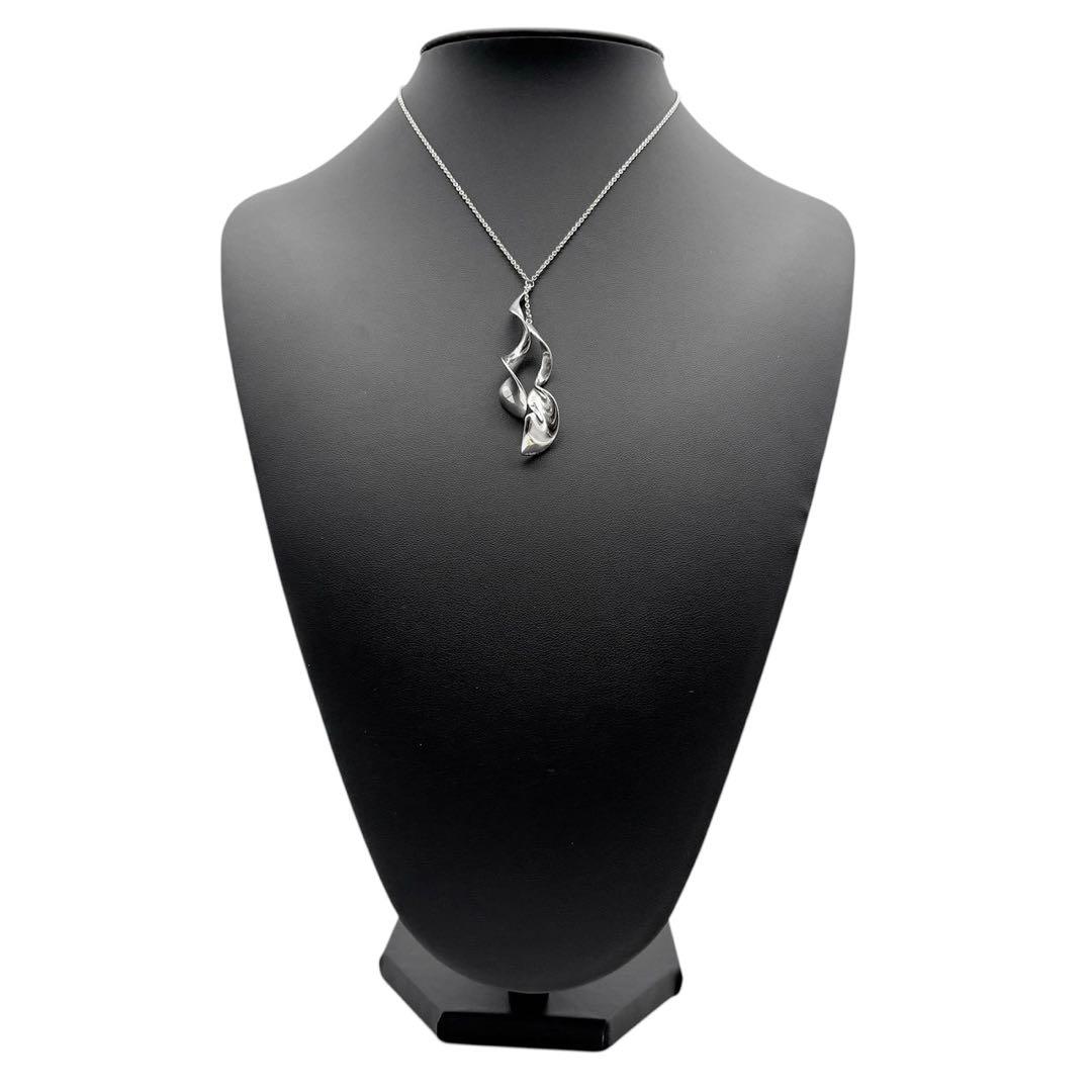 美品◎ ティファニー フランクゲーリー オーキッドダブルネックレス シルバー