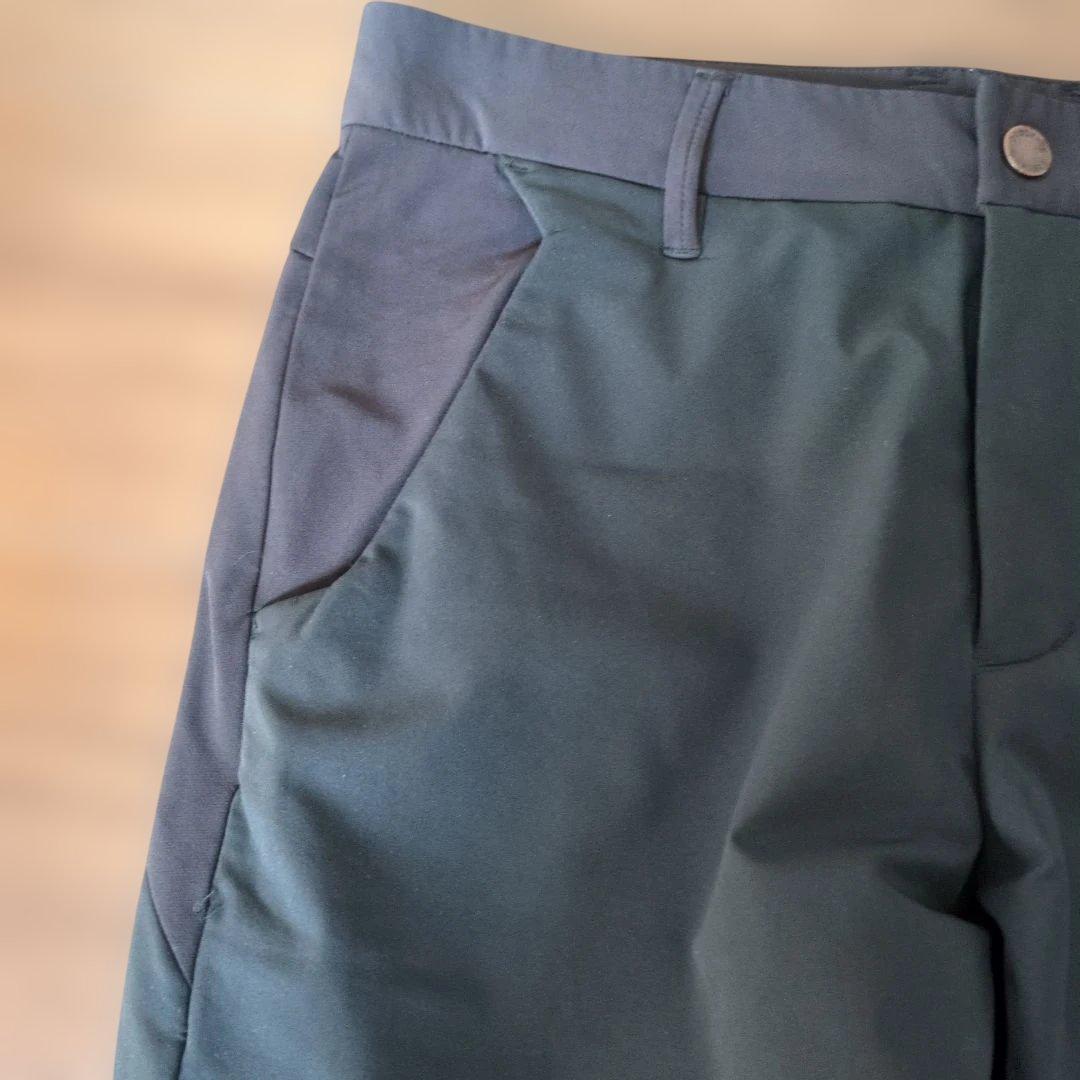 デサントゴルフ DESCENTE GOLF ブラック メンズパンツ М 中綿 冬