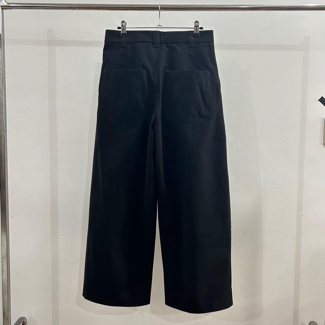 STUDIO NICHOLSON ブラック ワイドパンツ S