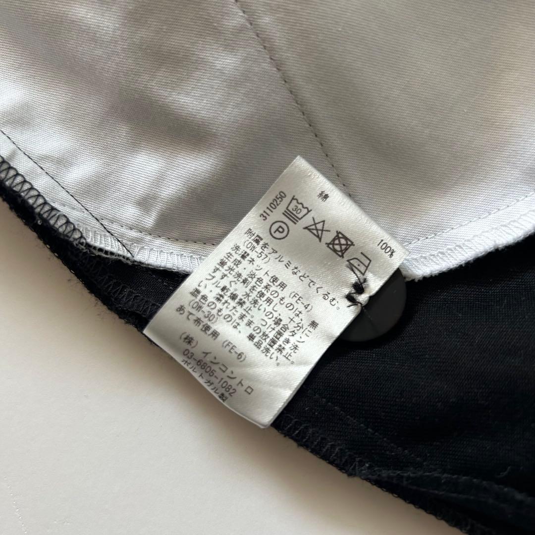 STUDIO NICHOLSON ブラック ワイドパンツ S