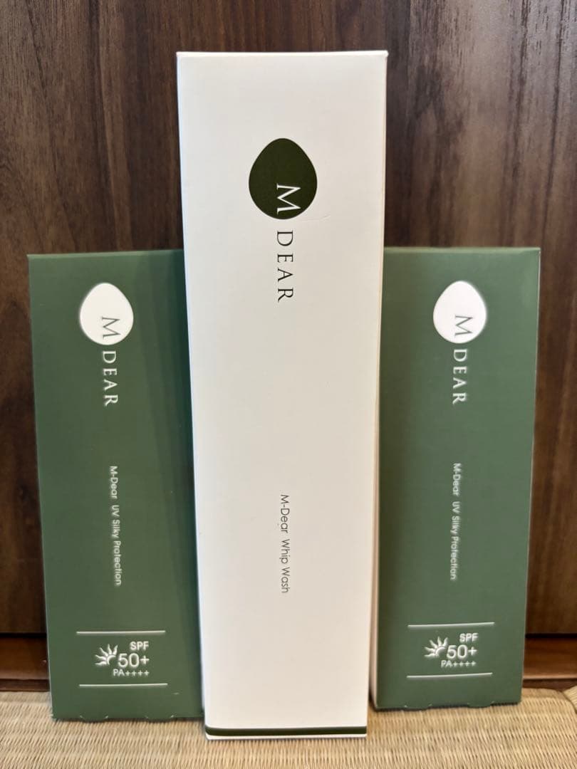 エムディア　UVシルキープロテクション２本、ホイップウォッシュ1本