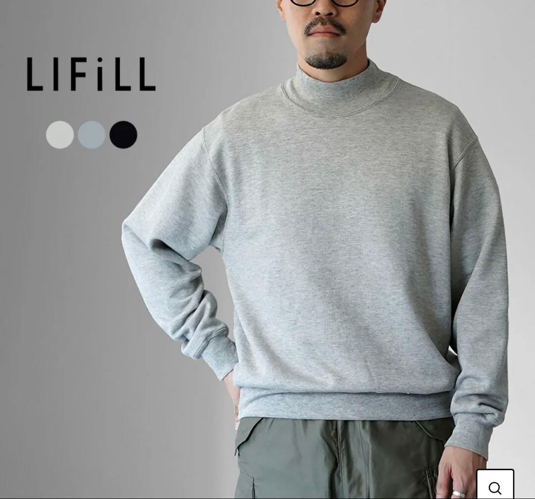 LIFiLL（リフィル） コットニー モックネック スウェット