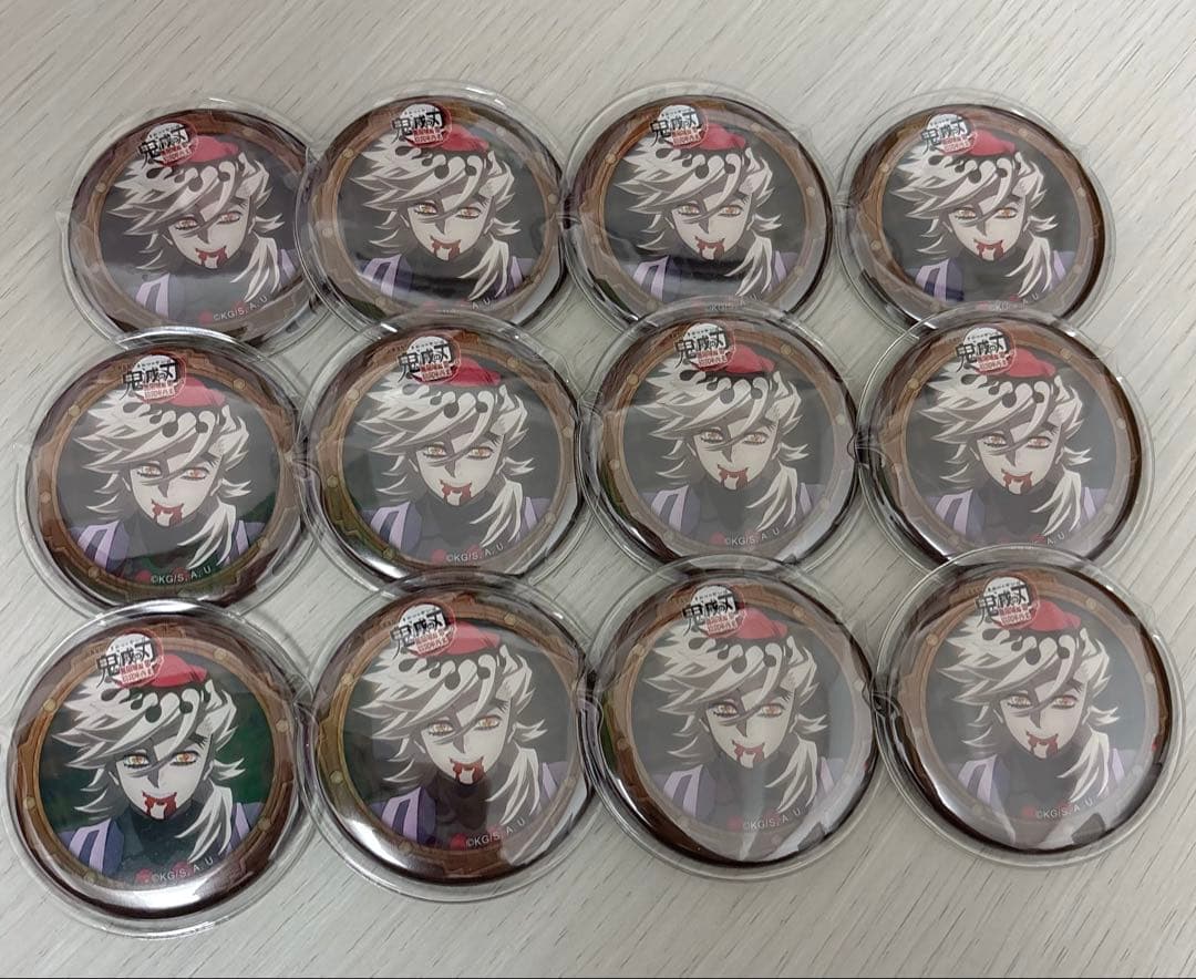 鬼滅の刃 無限城編 コラボカフェ 第二期 缶バッジ 童磨 12個セット