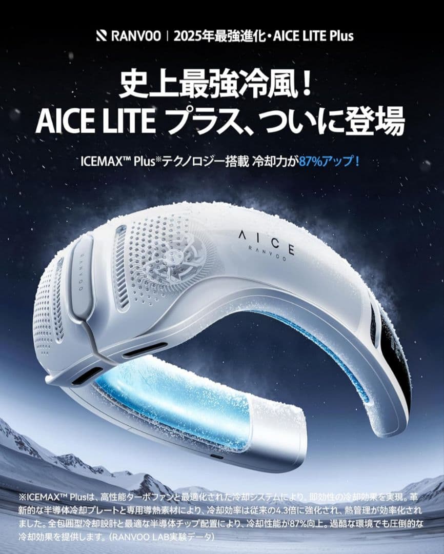 RANVOO AICE LITE プラス ネッククーラー