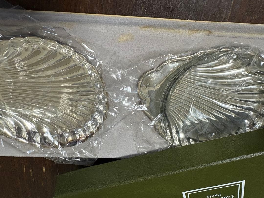 新品未開封♡Christofle フランス製 シルバープレート シェル型 ギフト