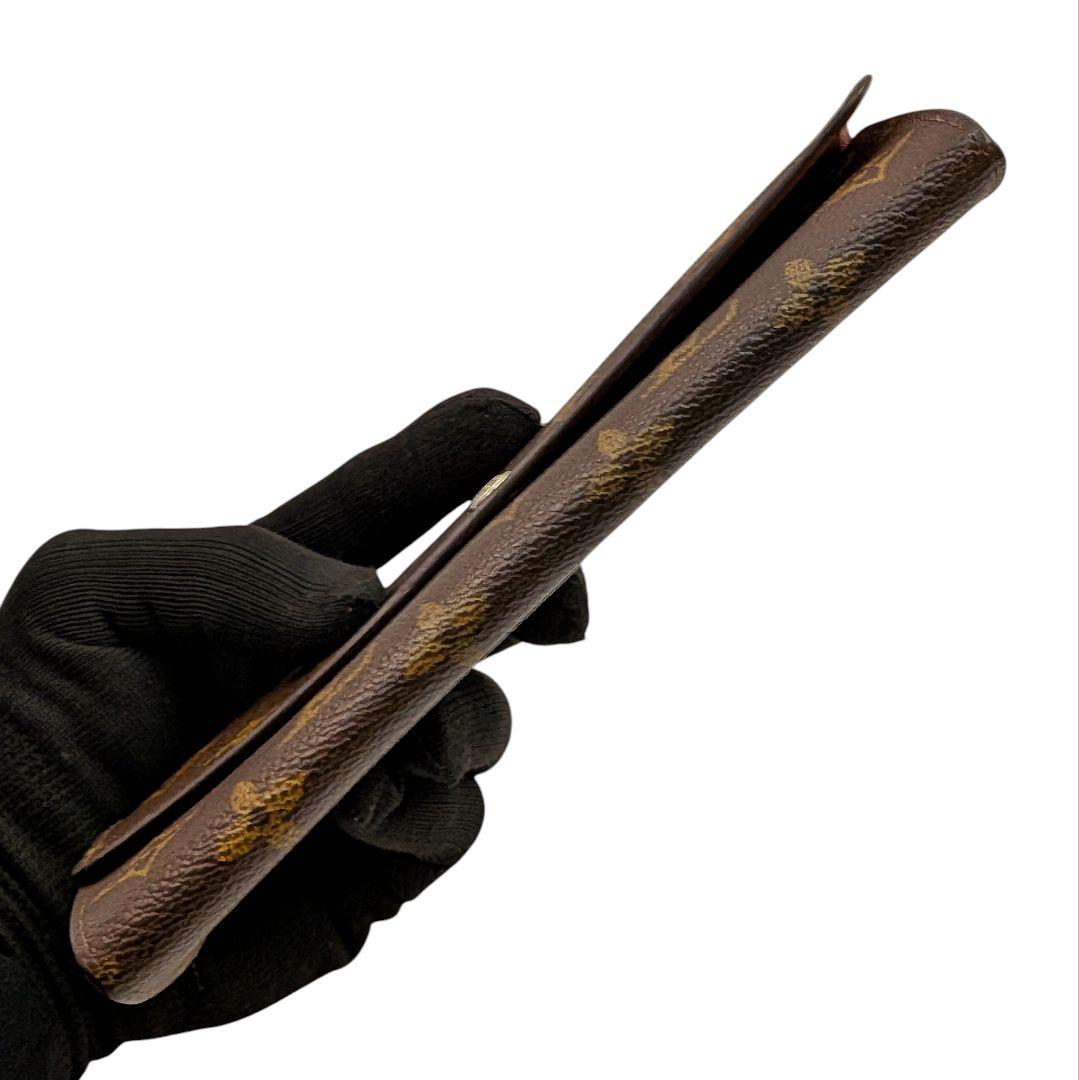 良品 ルイヴィトン モノグラム ポシェット ポルトモネ クレディ 975