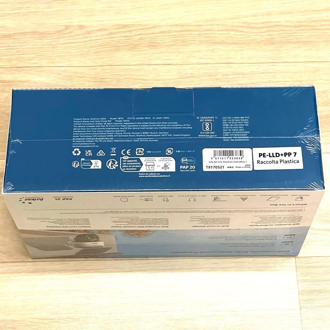 【新品】 eufy Security SoloCam S340 防犯カメラ