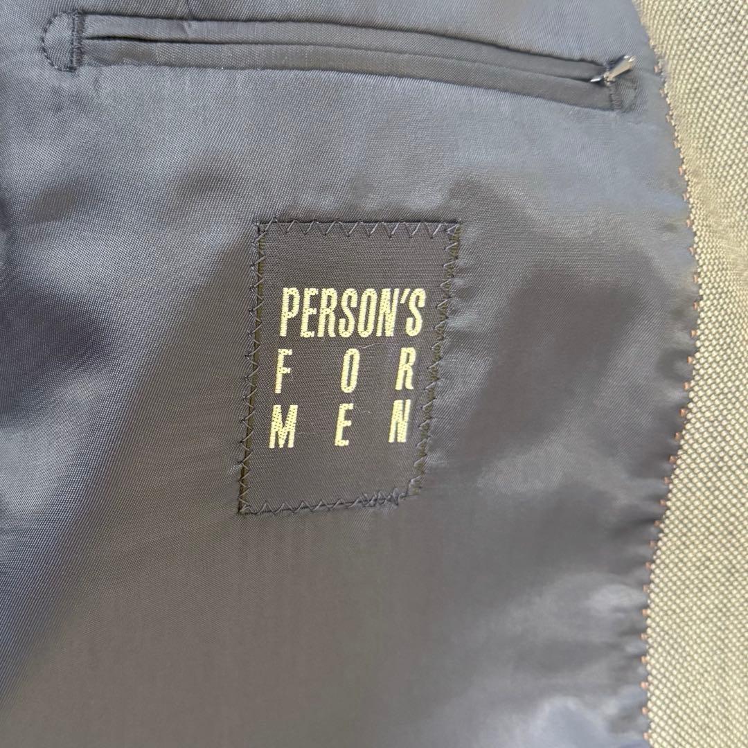 PERSON'S FOR MEN スーツ3ピース　上下　ネイビー　AB7(XL)