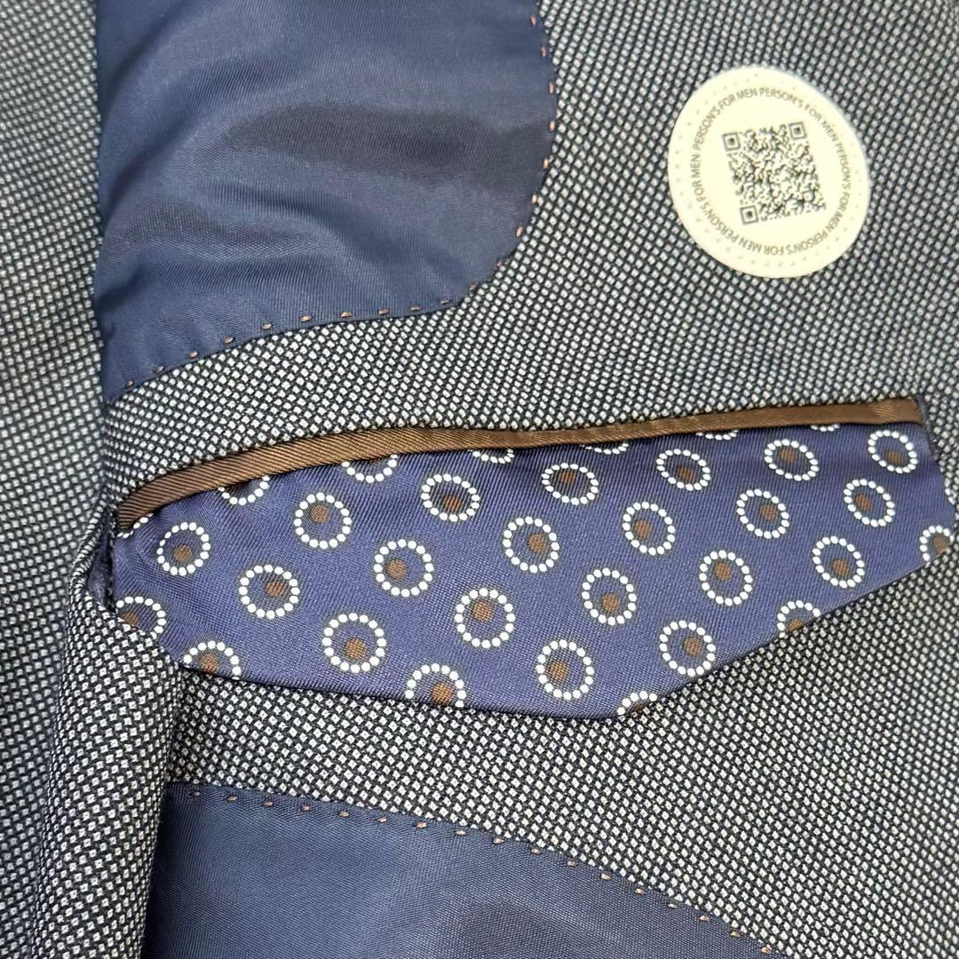 PERSON'S FOR MEN スーツ3ピース　上下　ネイビー　AB7(XL)