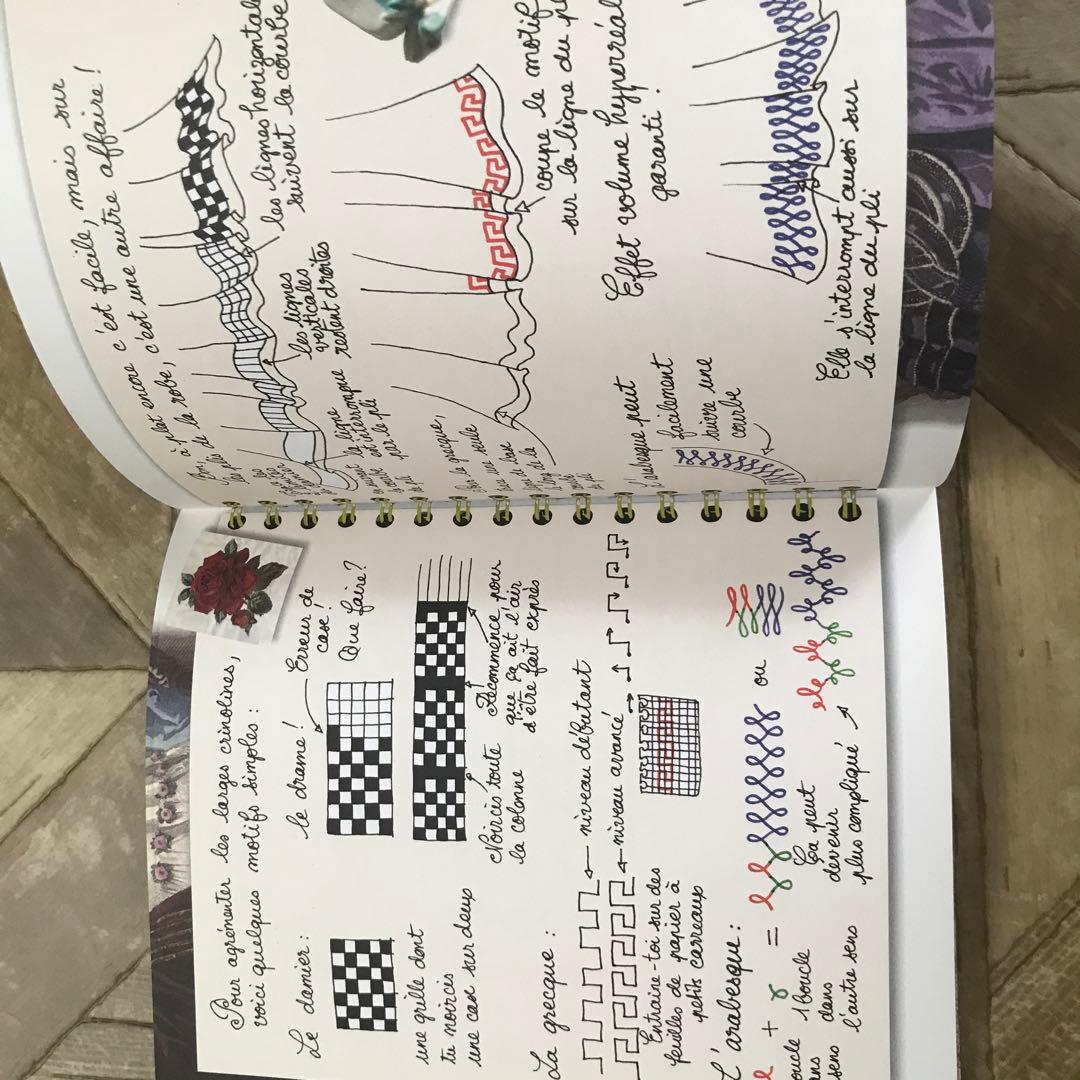 フランス　パリJe colorie 塗り絵 ベルサイユ宮殿　ドレス