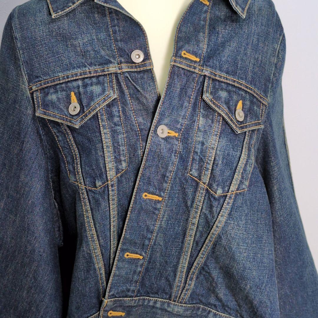 JUNYA WATANABE　リメイク　デニム　ジャケット　ポンチョ　ケープ