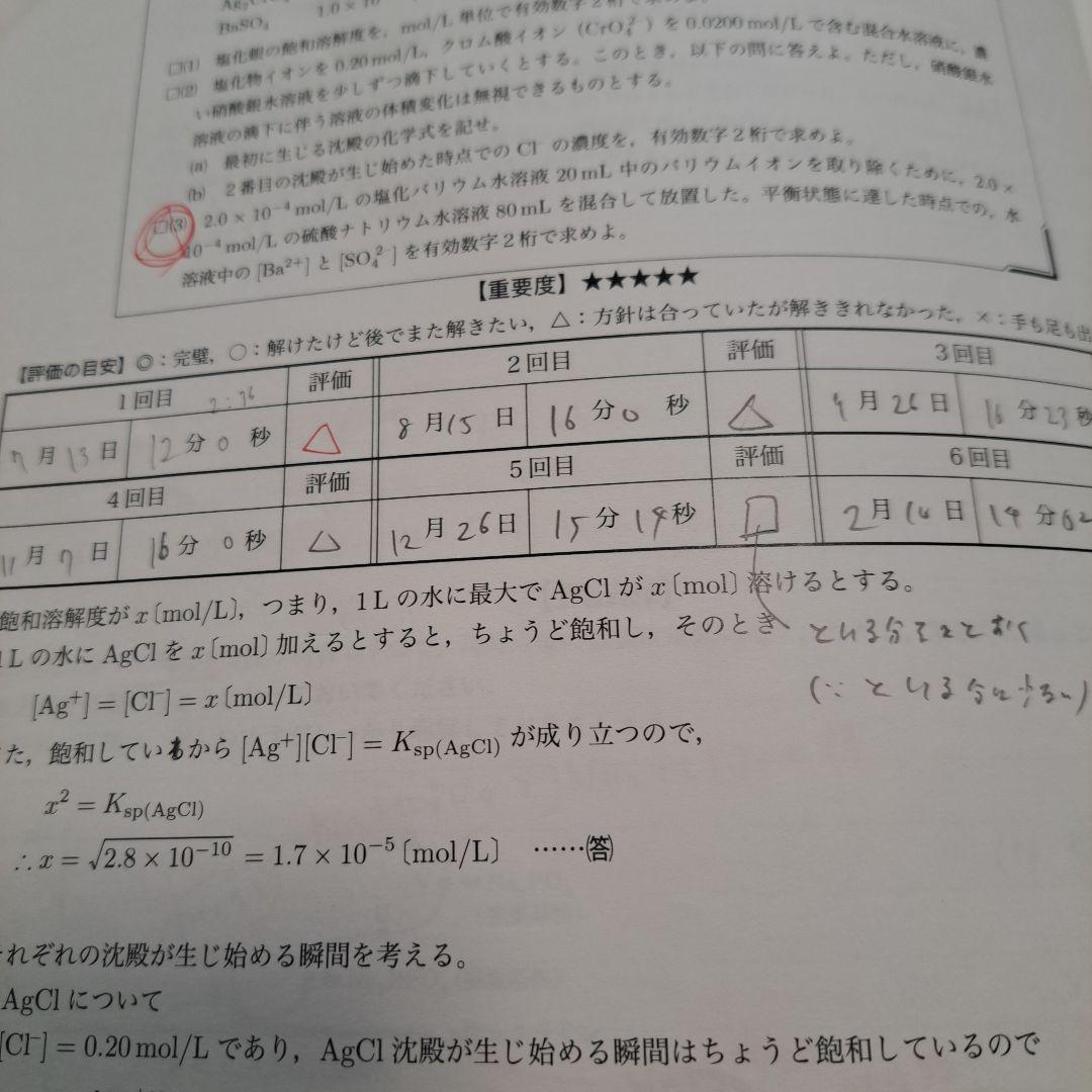 鉄緑会　高3　化学　フルセット！