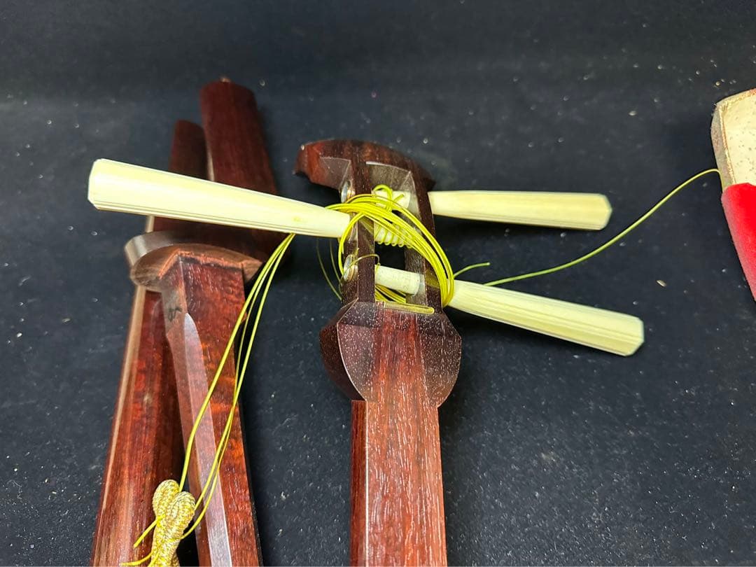 三味線 紅木　紫檀　 糸巻高級天然素材 　 弦楽器