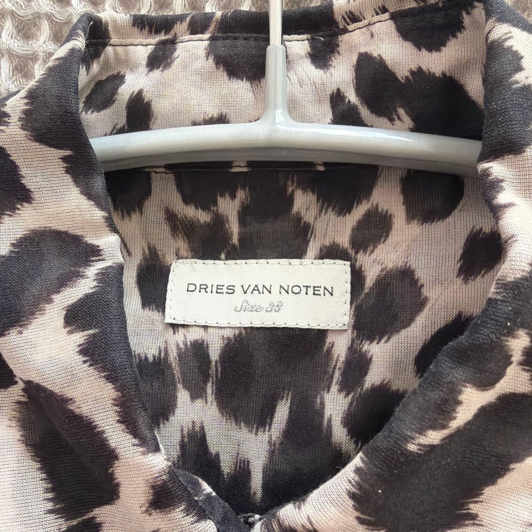 DRIES VAN NOTEN ヒョウ柄シャツ 38