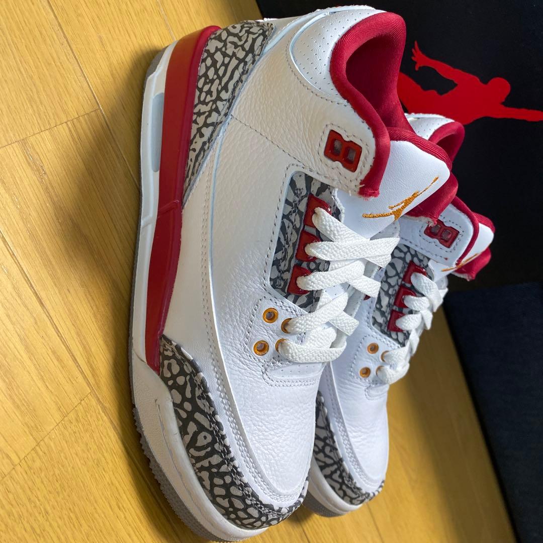 AIR JORDAN3 cardinal red エアジョーダン3