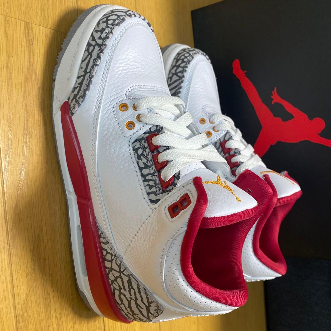 AIR JORDAN3 cardinal red エアジョーダン3