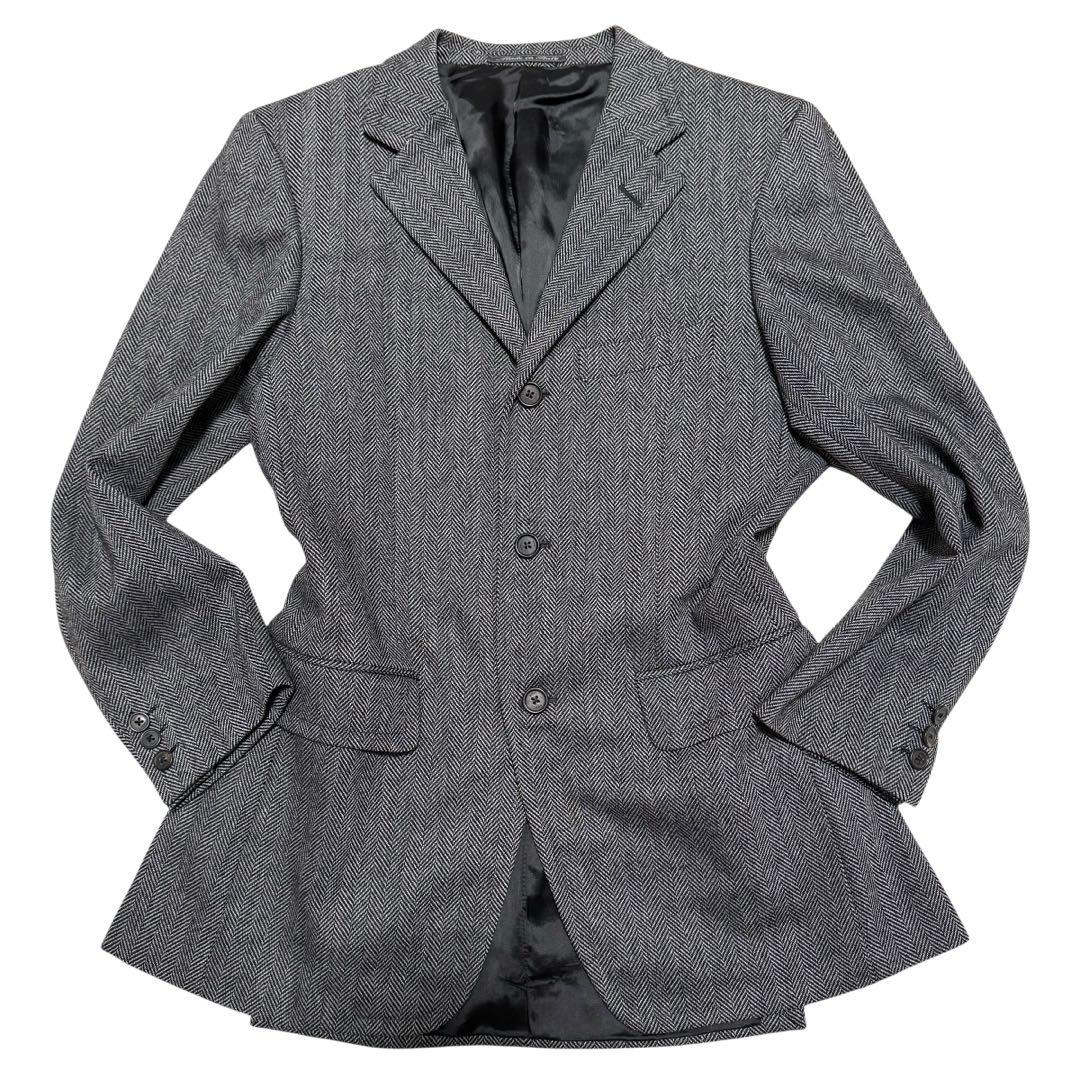 GUCCI グッチ シングル テーラードジャケット ヘリンボーン イタリア製 L