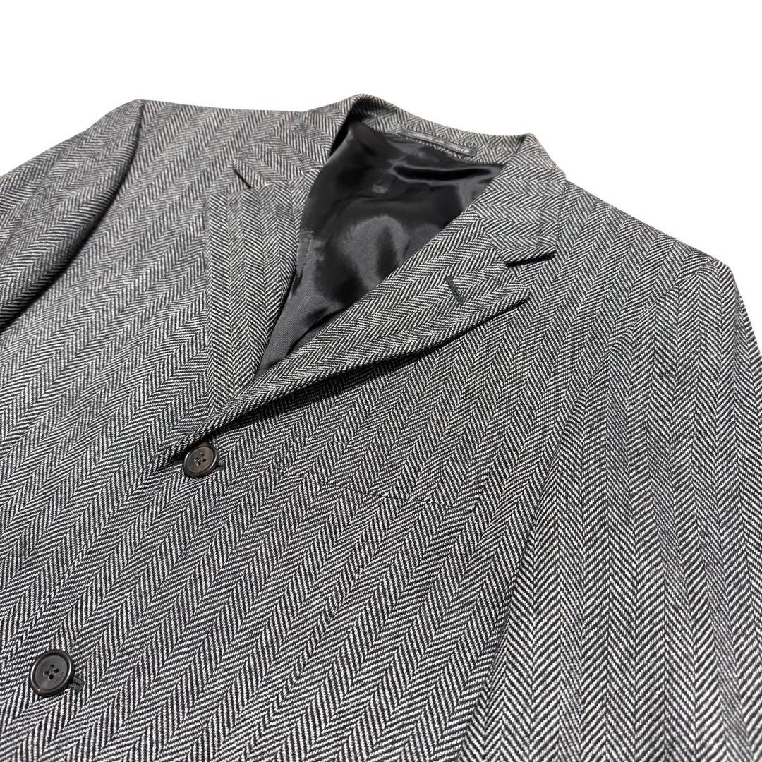 GUCCI グッチ シングル テーラードジャケット ヘリンボーン イタリア製 L