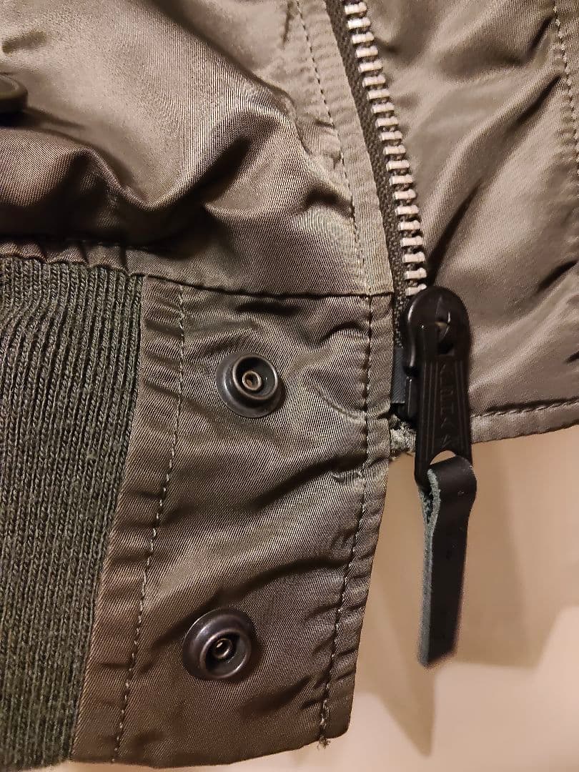 アルファインダストリーズ　N2-B　ファー付　ミリタリージャケット　XL