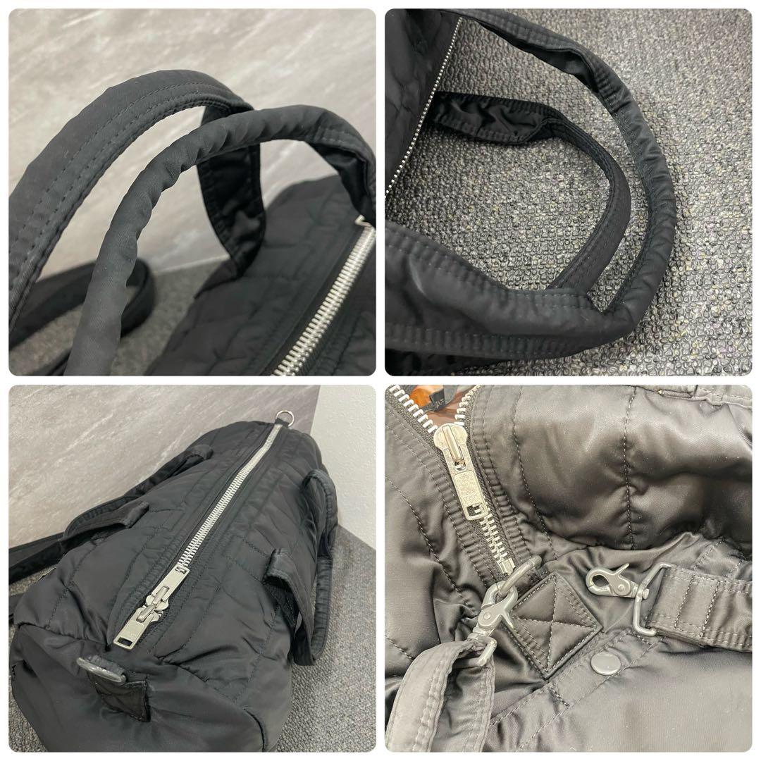 美品 廃盤 希少✨ ポーター タンカー 2WAY 黒ボストンバッグ 大容量