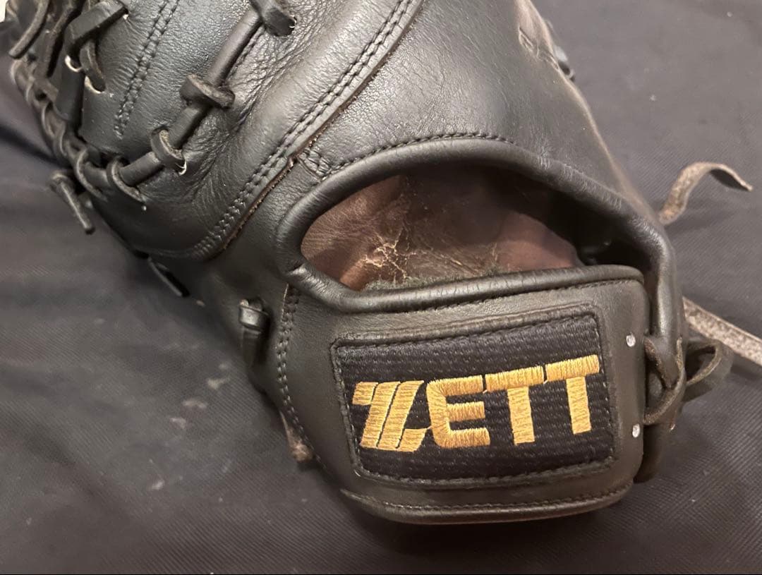 【希少旧ラベル】ZETT プロステータス 左利き 軟式グローブ ファーストミット