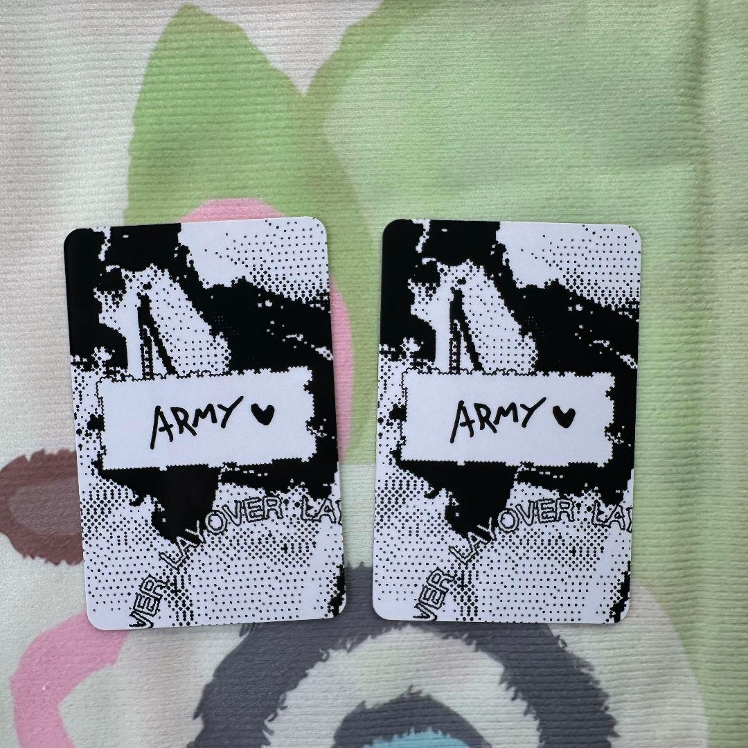 BTS Layover 事前収録 テヒョン トレカ 2枚