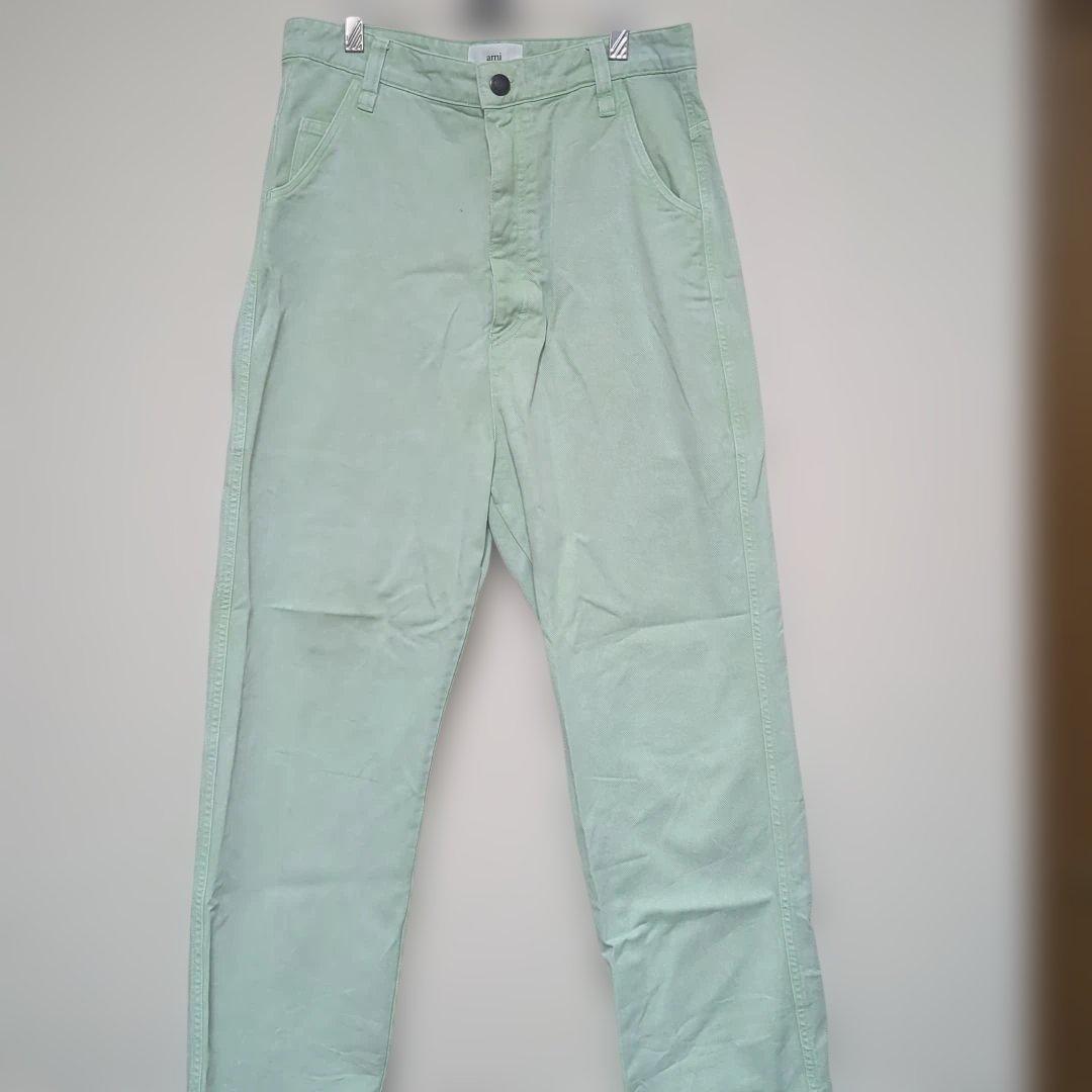 ami paris ミントグリーン チノパン32