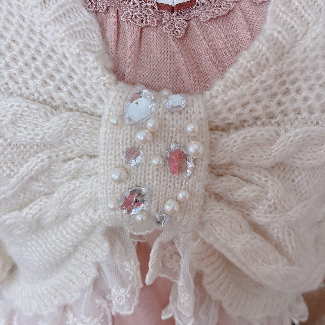 y2k axes femme ボレロ リボン レース バレエコア フェアリーコア