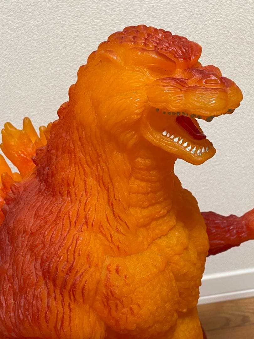 バンダイ 超大級 ゴジラ ファイナルプレミアム バーニングゴジラ 愛蔵版 ソフビ