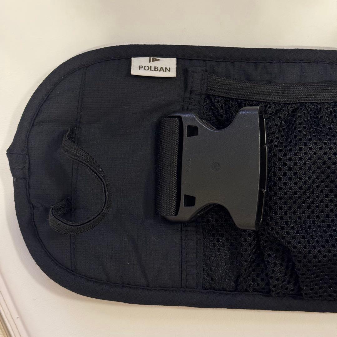 ポルバン アドバンス シングルショルダー付き ブラック ヒップシート