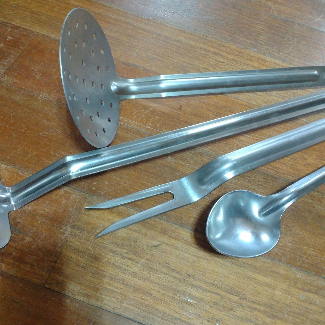 米軍USミリタリーカトラリー&メストレイ7点BBQソロキャンプアウトドア古道具