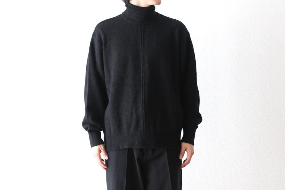 新品 ssstein 25AW ウール/アルパカ ニット ルーズ タートルネック