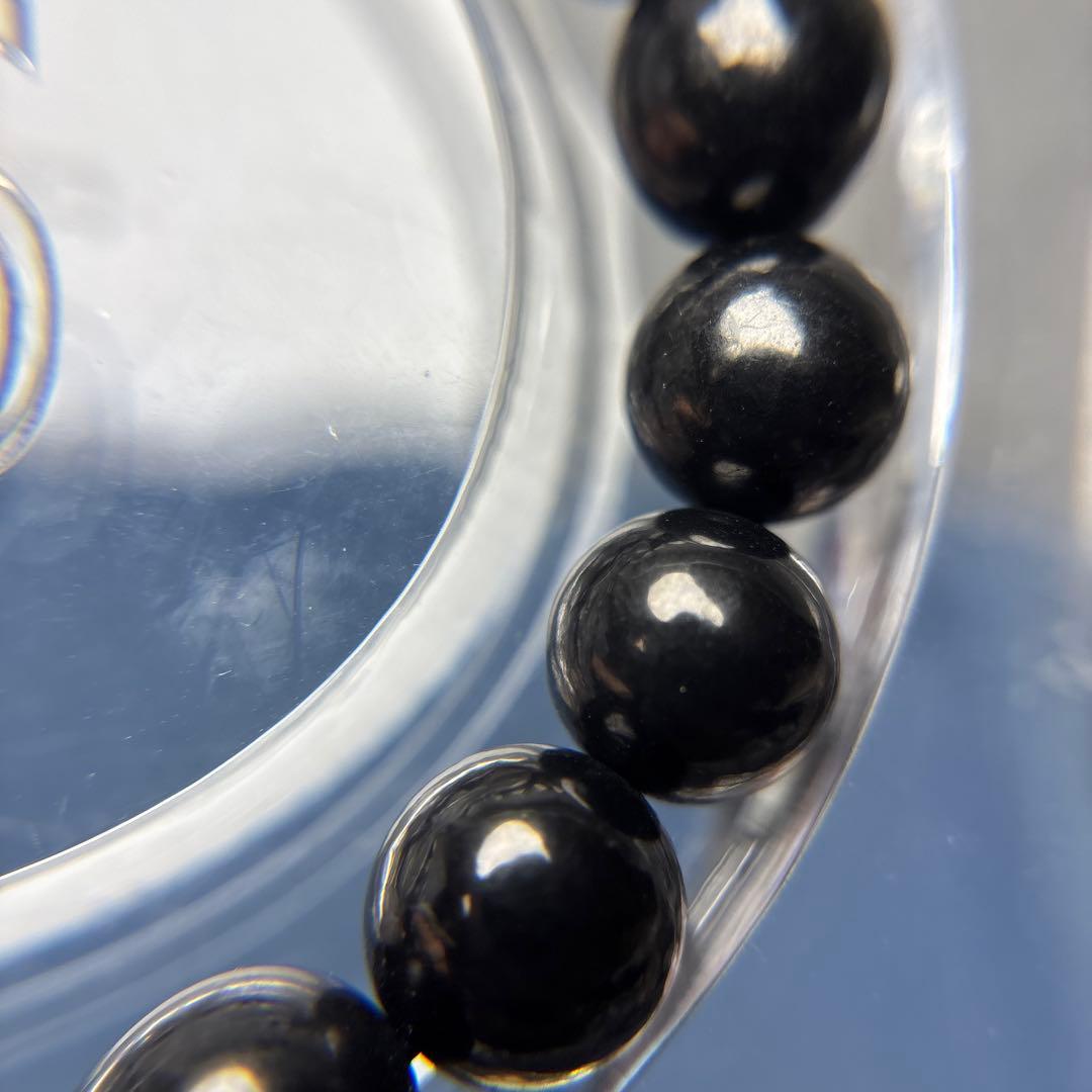 あずきちゃんシュンガイト　ブレスレット　10mm 11-163