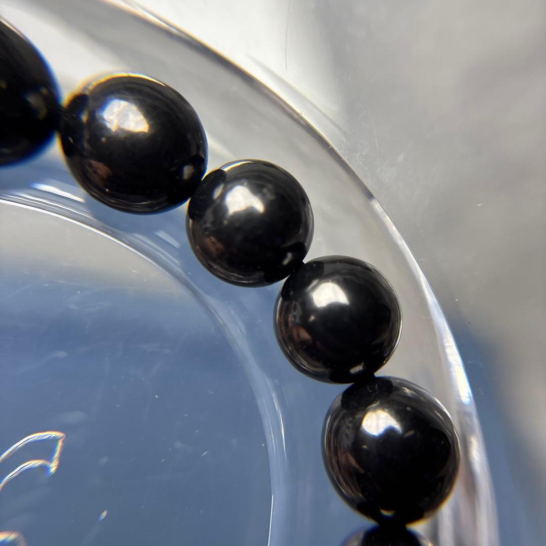 あずきちゃんシュンガイト　ブレスレット　10mm 11-163