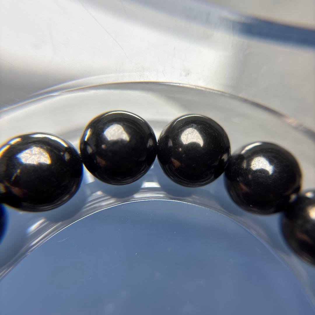 あずきちゃんシュンガイト　ブレスレット　10mm 11-163