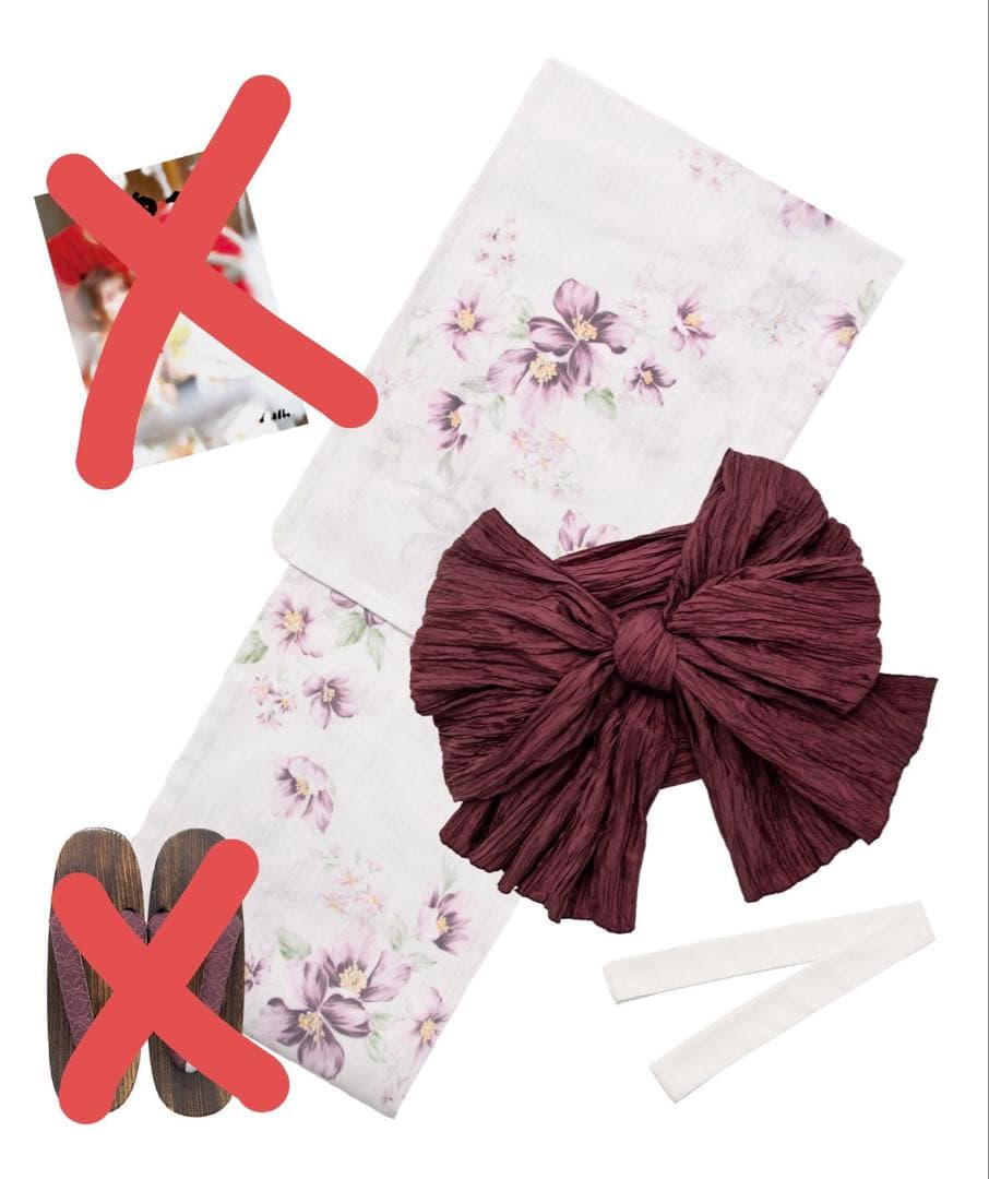 Dita 浴衣セット 桃李の勿忘草 浴衣 レディース