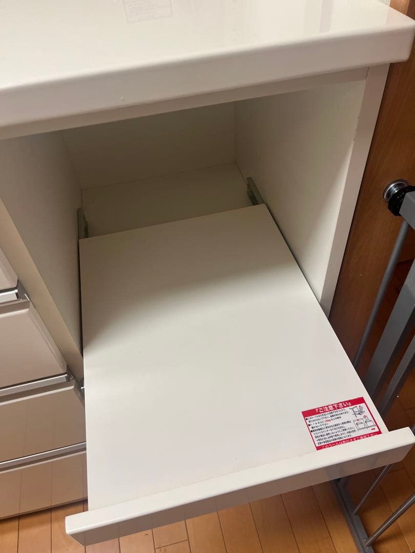 【早い者勝ち♪送料込み！】ニトリ　食器棚　120cm キッチンボード☆ 白