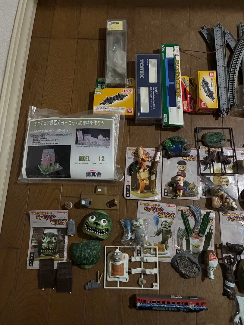 訳あり　鬼太郎列車模型　キハ40 ゲゲゲのしげる　妖怪絵巻　他多数