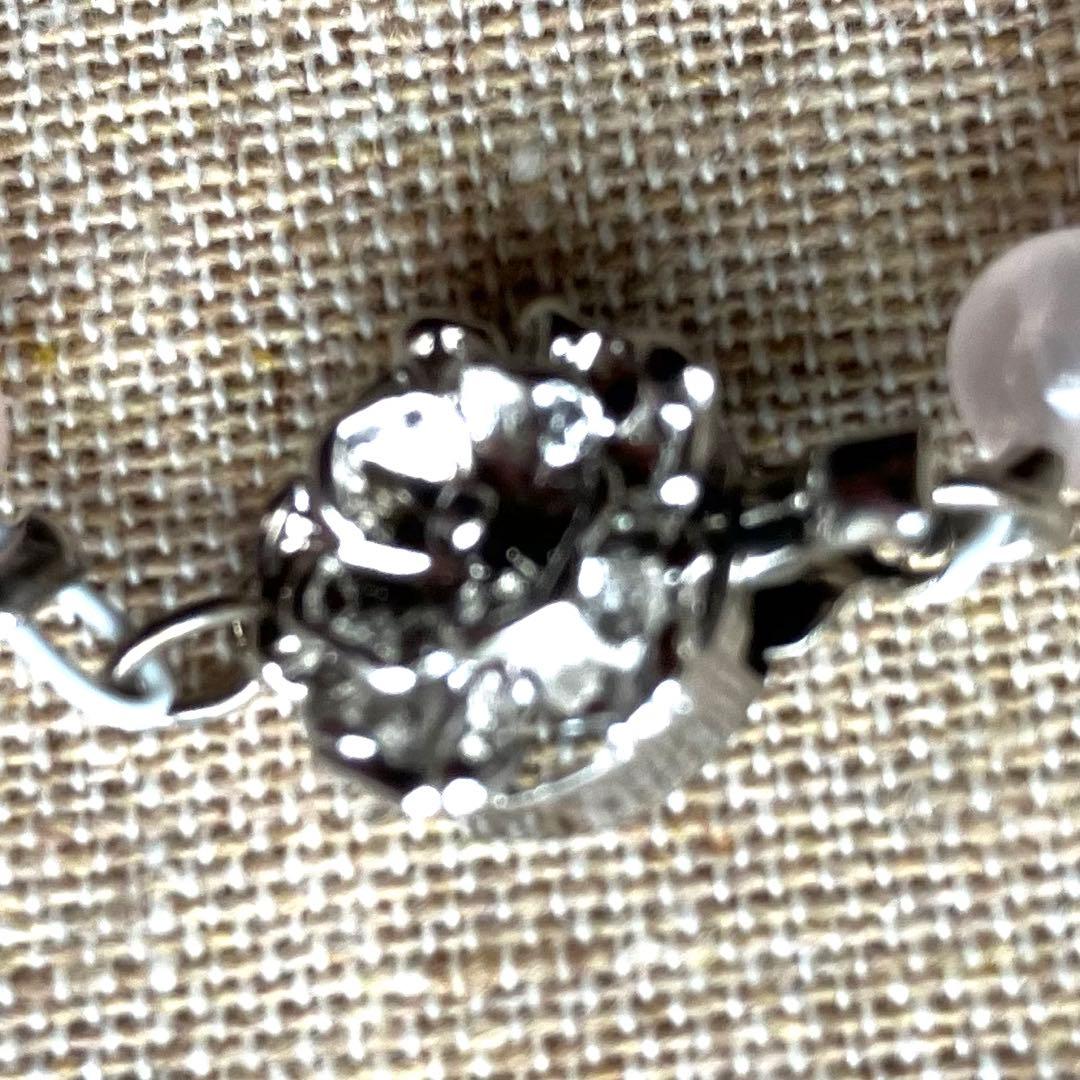 水晶 ネックレス☆46cm☆未使用