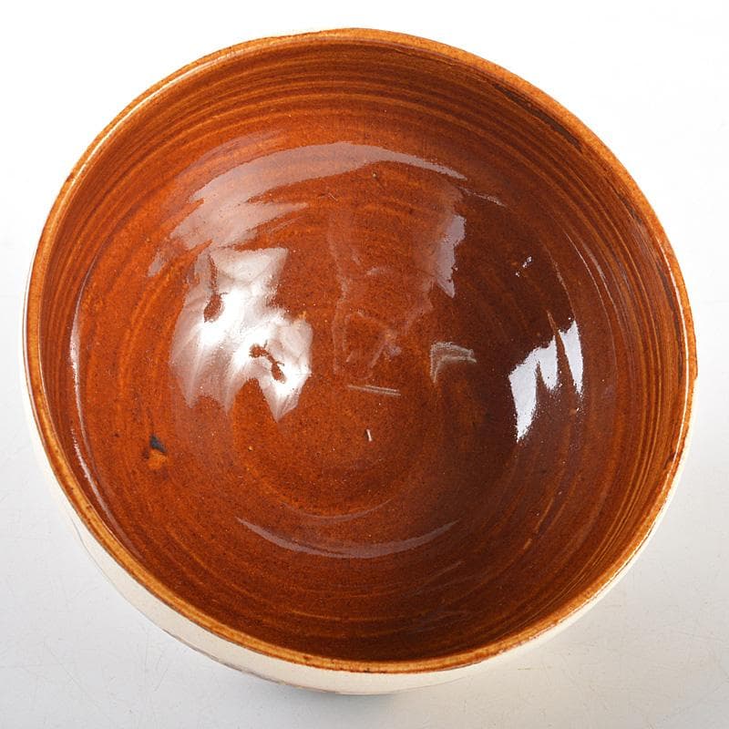 茶道具　萬古焼　松坂萬古　佐久間芳山　蔦の細道　茶碗　共箱　C　5696