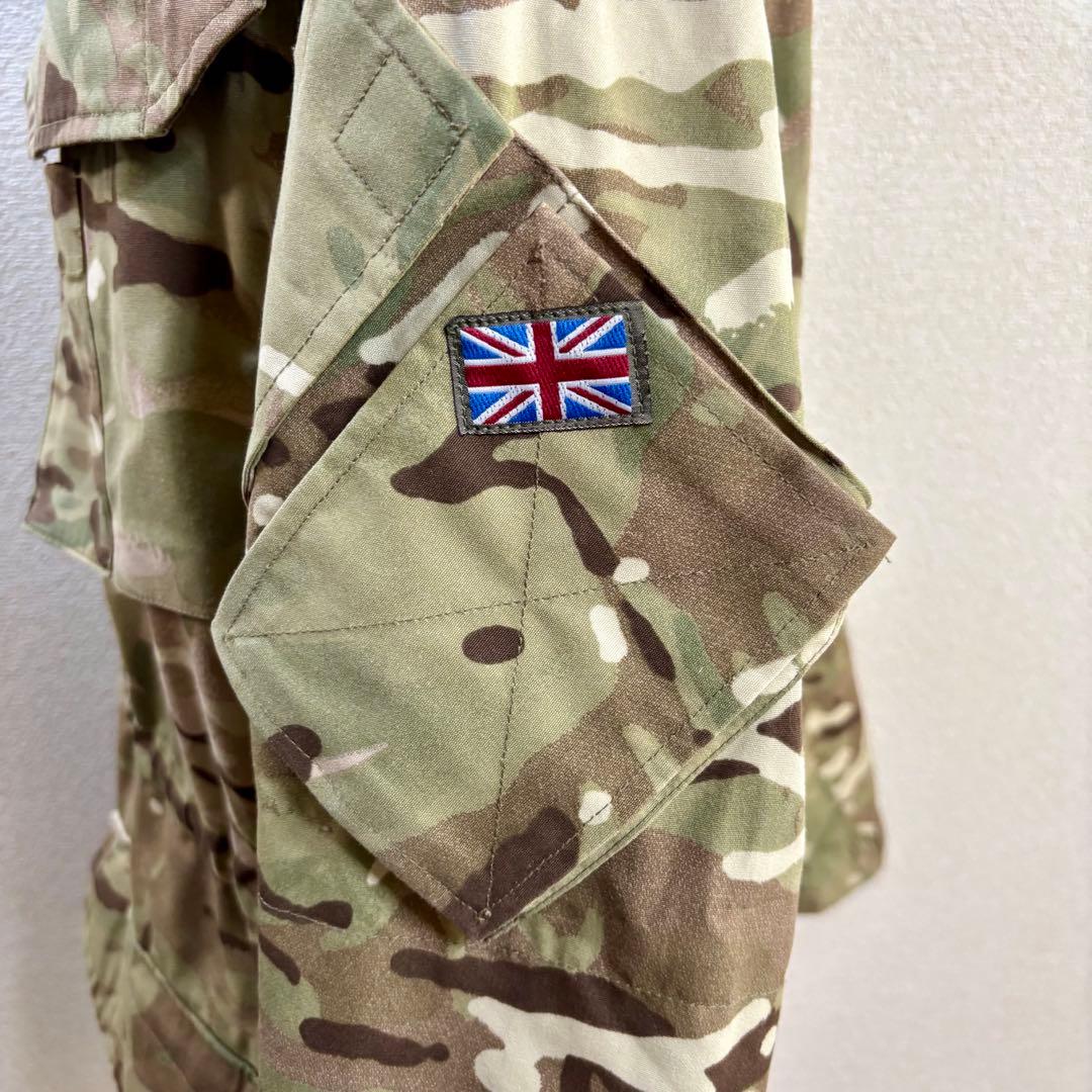 イギリス軍 実物 コンバットスモック L～XL位 ミリタリージャケット カモフラ