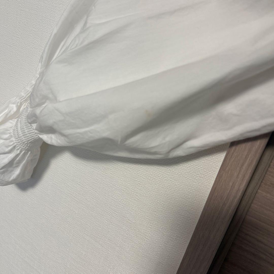 THE SHINZONE 25AW LACE COLLAR BLOUSEホワイト