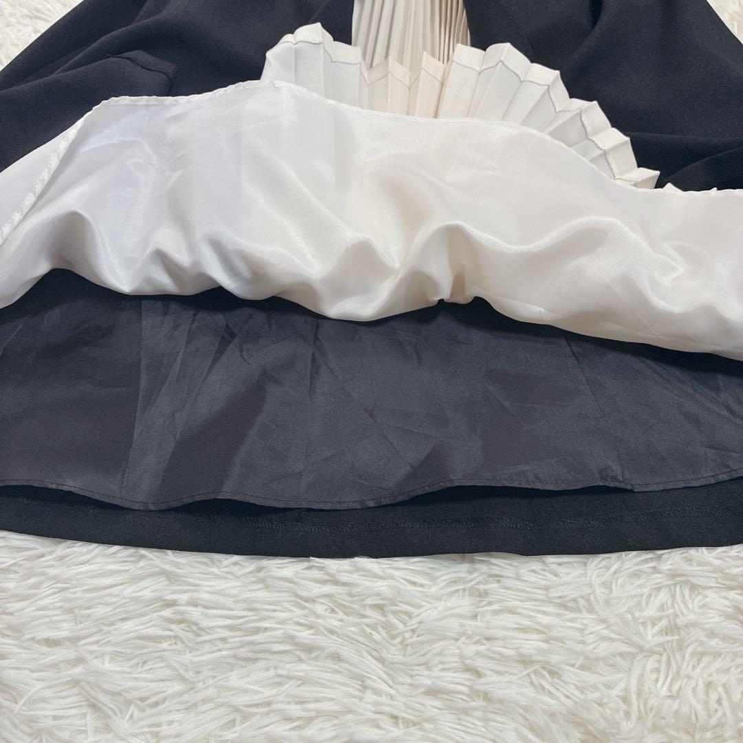 【未使用級】 ストロベリーフィールズ センタープリーツ ロング ワンピース 黒